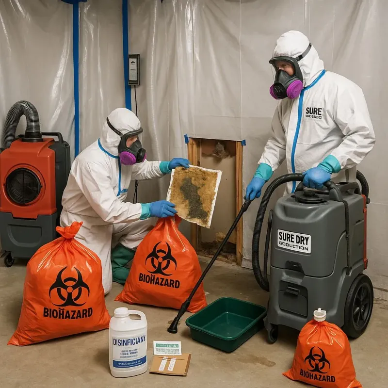 Contaminated Water Handling Protocols process in Rogers, TX