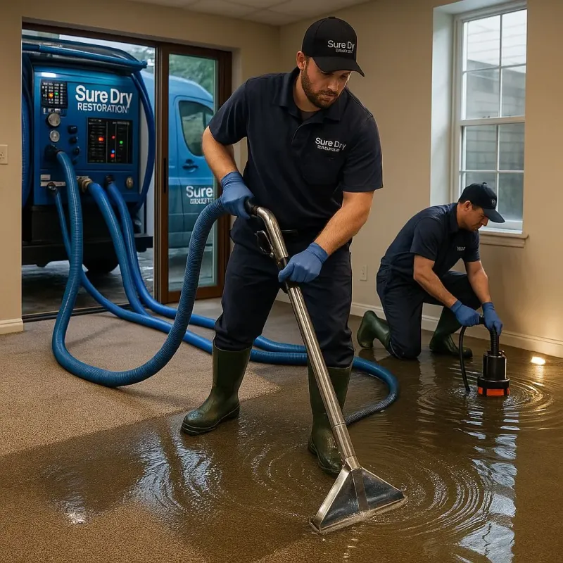 Water Extraction and Removal process in Rogers, TX